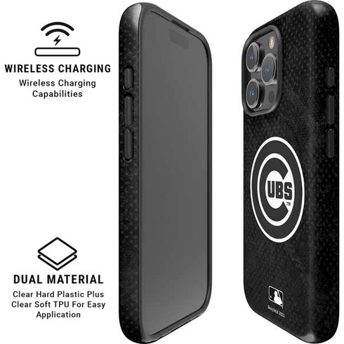 MLB Chicago Cubs Dark Wash iPhone 16 Pro Max Magsafe Impact Case