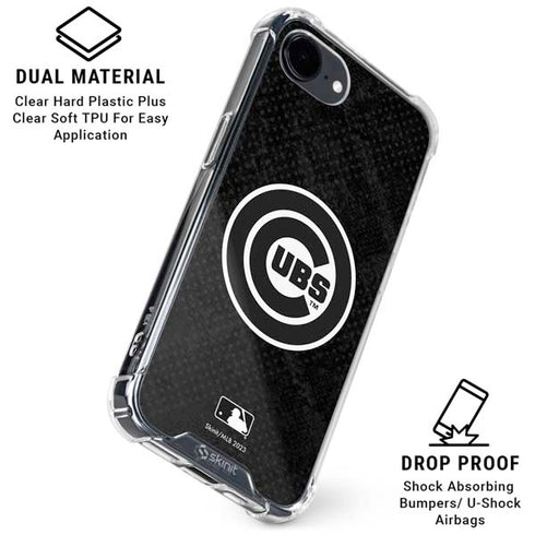MLB Chicago Cubs Dark Wash iPhone 16e Clear Case