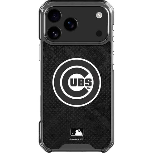 MLB Chicago Cubs Dark Wash iPhone 18 Pro Max Clear Case