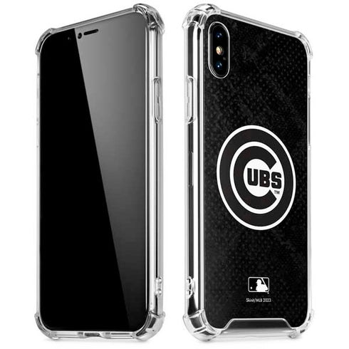 MLB Chicago Cubs Dark Wash iPhone X/XS Clear Case