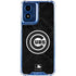 MLB Chicago Cubs Dark Wash Moto G Play 4G (2024) Clear Case