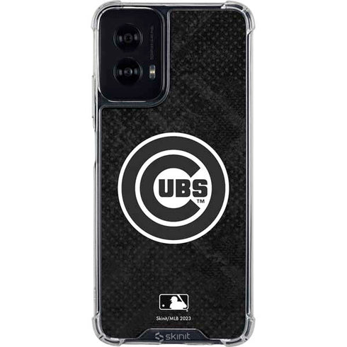 MLB Chicago Cubs Dark Wash Moto G Power 5G (2024) Clear Case