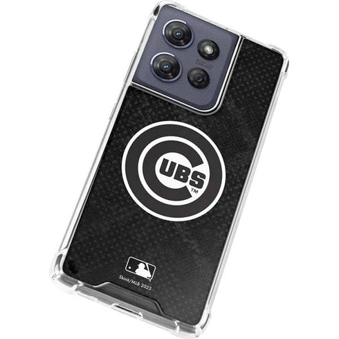 MLB Chicago Cubs Dark Wash Moto G Stylus 5G (2025) Clear Case