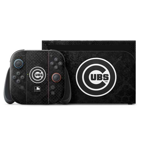 MLB Chicago Cubs Dark Wash Nintendo Switch 2 (2025) with Joy-Con Skin