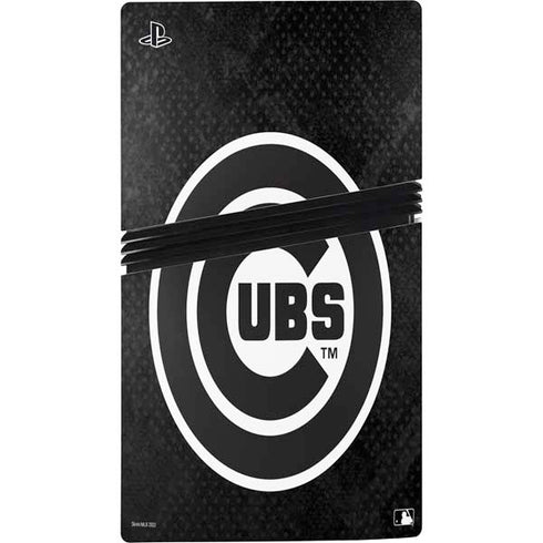 MLB Chicago Cubs Dark Wash PS5 Pro Bundle Skin