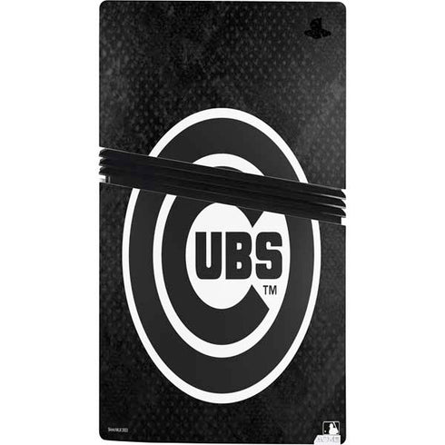 MLB Chicago Cubs Dark Wash PS5 Pro Bundle Skin