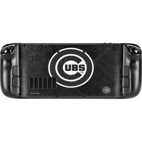 MLB Chicago Cubs Dark Wash Steam Deck Handheld Gaming Computer Skin