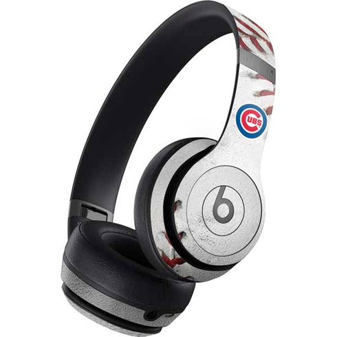 MLB Chicago Cubs Game Ball Beats Solo 4 Wireless Headphones Skin