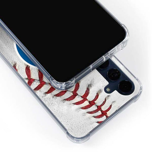 MLB Chicago Cubs Game Ball Galaxy A55 5G Clear Case