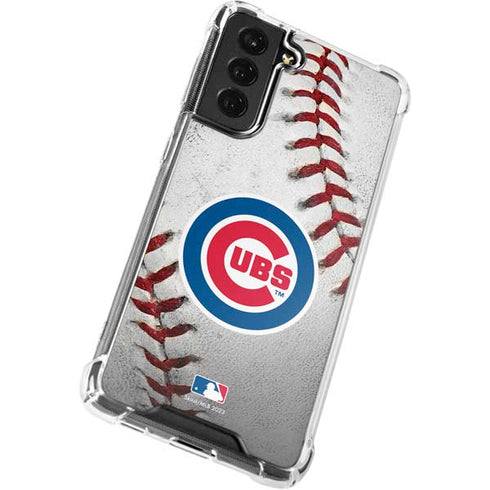 MLB Chicago Cubs Game Ball Galaxy S22 Plus Clear Case
