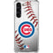 MLB Chicago Cubs Game Ball Galaxy S24 FE Clear Case
