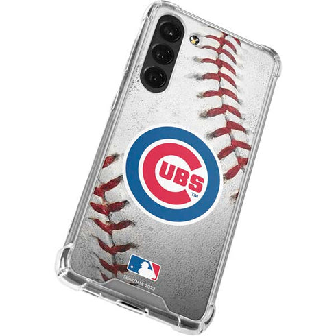 MLB Chicago Cubs Game Ball Galaxy S24 FE Clear Case