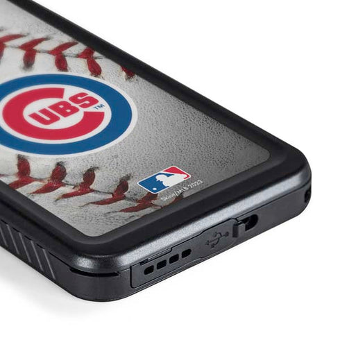 MLB Chicago Cubs Game Ball Galaxy S24 Plus Waterproof Case