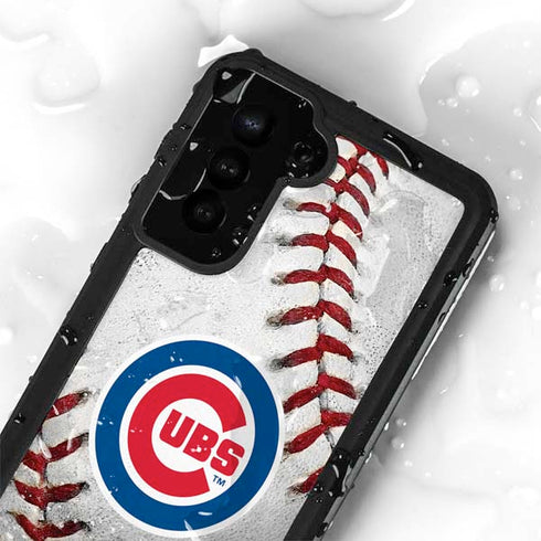 MLB Chicago Cubs Game Ball Galaxy S24 Plus Waterproof Case