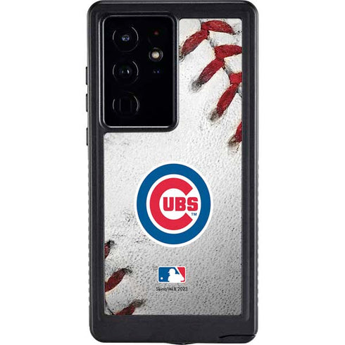 MLB Chicago Cubs Game Ball Galaxy S24 Ultra Waterproof Case