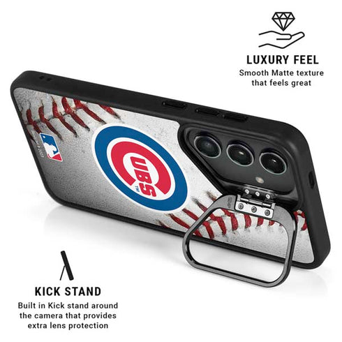 MLB Chicago Cubs Game Ball Galaxy S25 FE Kickstand Case