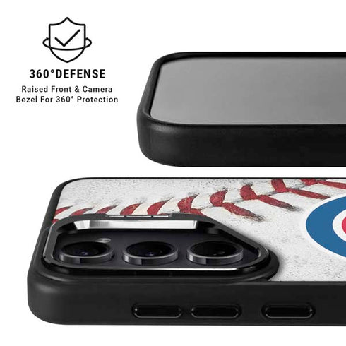 MLB Chicago Cubs Game Ball Galaxy S25 FE Kickstand Case