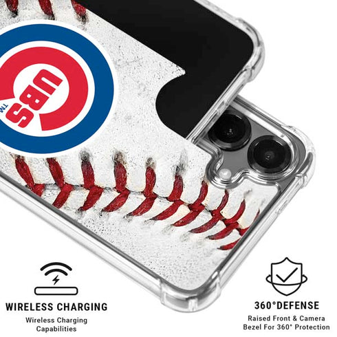 MLB Chicago Cubs Game Ball Galaxy S26 Clear Case