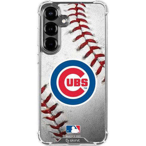 MLB Chicago Cubs Game Ball Galaxy S26 Plus Clear Case