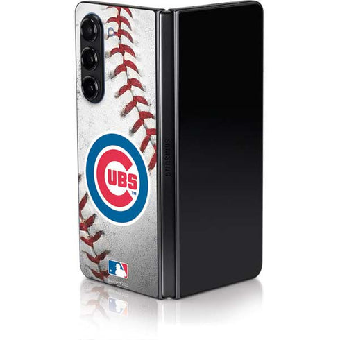 MLB Chicago Cubs Game Ball Galaxy Z Fold5 5G Skin