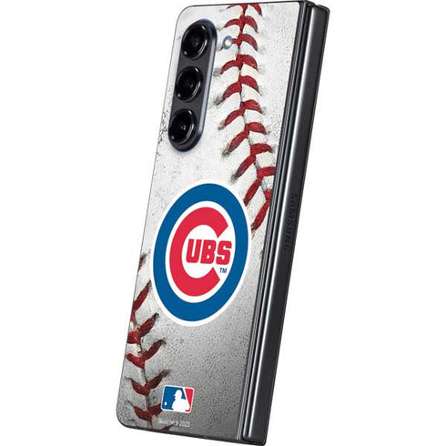 MLB Chicago Cubs Game Ball Galaxy Z Fold5 5G Skin