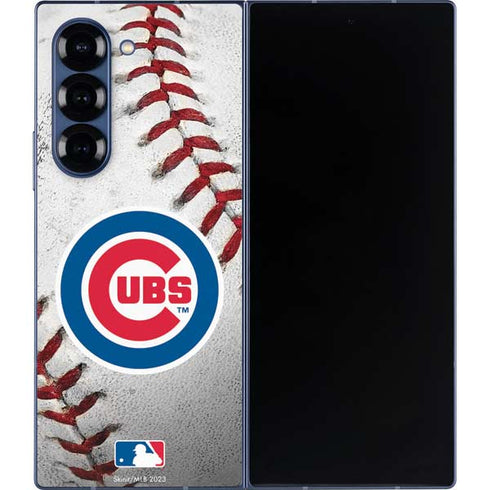MLB Chicago Cubs Game Ball Galaxy Z Fold6 Skin