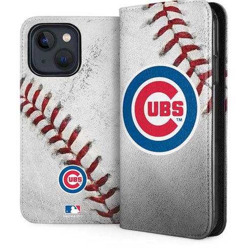 MLB Chicago Cubs Game Ball iPhone 14 Folio Case