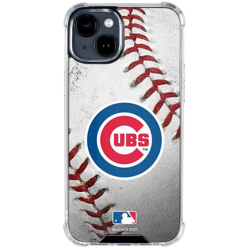 MLB Chicago Cubs Game Ball iPhone 15 Clear Case