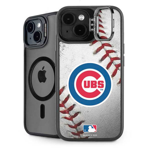 MLB Chicago Cubs Game Ball iPhone 15 Kickstand Case