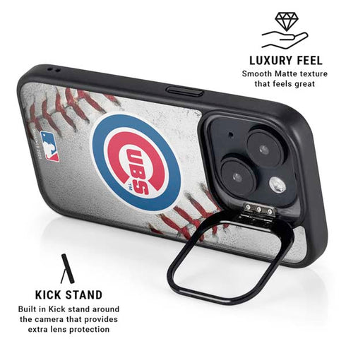MLB Chicago Cubs Game Ball iPhone 15 Plus Kickstand Case