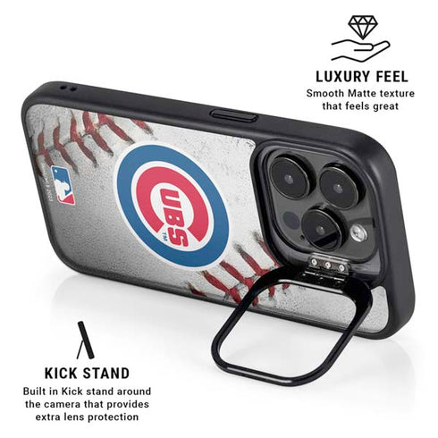 MLB Chicago Cubs Game Ball iPhone 15 Pro Kickstand Case