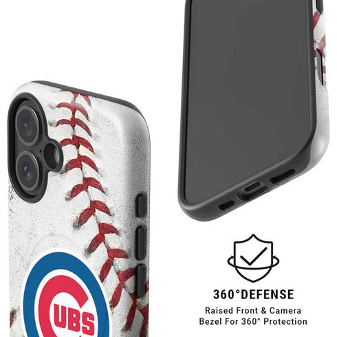 MLB Chicago Cubs Game Ball iPhone 16 Magsafe Impact Case
