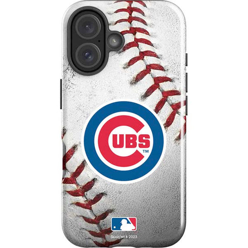 MLB Chicago Cubs Game Ball iPhone 16 Plus Impact Case