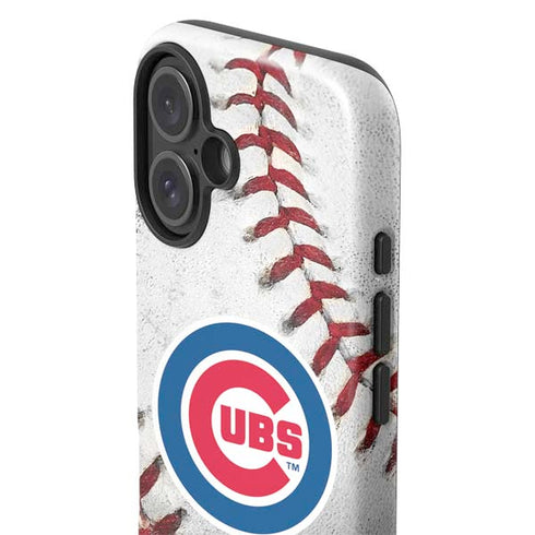 MLB Chicago Cubs Game Ball iPhone 16 Plus Impact Case