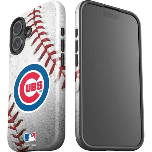 MLB Chicago Cubs Game Ball iPhone 16 Plus Impact Case