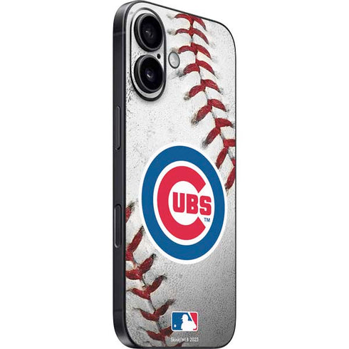 MLB Chicago Cubs Game Ball iPhone 16 Plus Skin