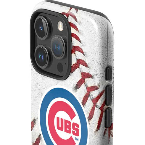 MLB Chicago Cubs Game Ball iPhone 16 Pro Impact Case