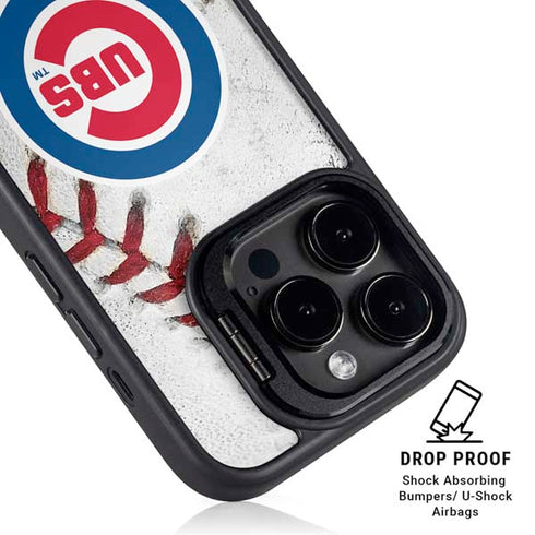 MLB Chicago Cubs Game Ball iPhone 16 Pro Kickstand Case