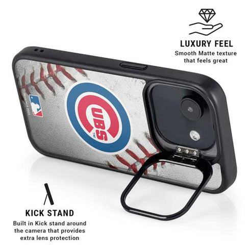 MLB Chicago Cubs Game Ball iPhone 16e Kickstand Case