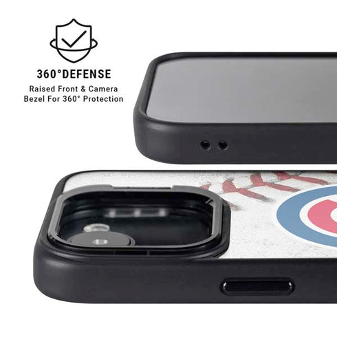 MLB Chicago Cubs Game Ball iPhone 16e Kickstand Case