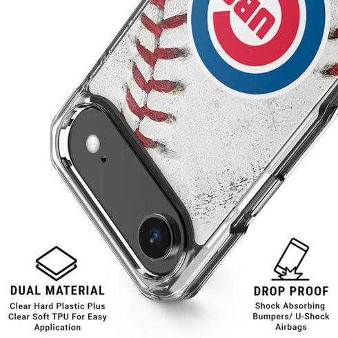 MLB Chicago Cubs Game Ball iPhone 17 Air Clear Case
