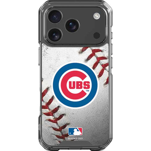 MLB Chicago Cubs Game Ball iPhone 17 Pro Clear Case