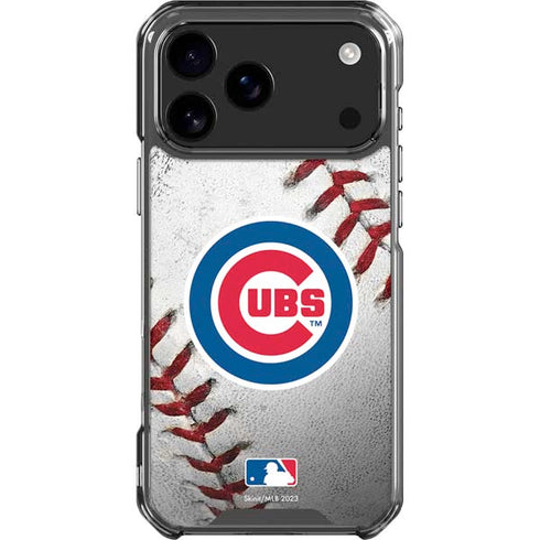 MLB Chicago Cubs Game Ball iPhone 17 Pro Max Clear Case
