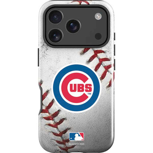MLB Chicago Cubs Game Ball iPhone 17 Pro Max Impact Case