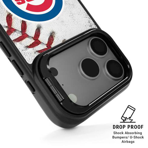 MLB Chicago Cubs Game Ball iPhone 17 Pro Max Kickstand Case