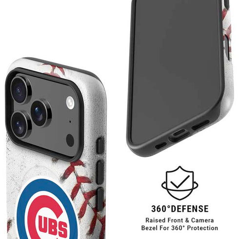 MLB Chicago Cubs Game Ball iPhone 17 Pro Max Magsafe Impact Case