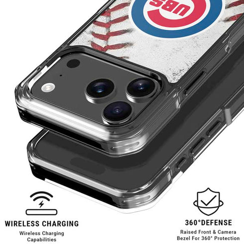 MLB Chicago Cubs Game Ball iPhone 18 Pro Clear Case