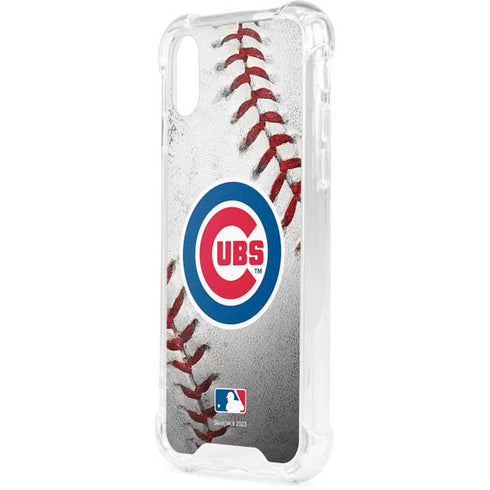 MLB Chicago Cubs Game Ball iPhone XS Clear Case