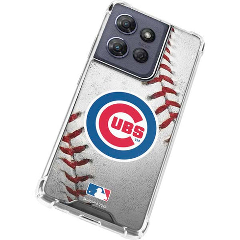 MLB Chicago Cubs Game Ball Moto G Play 5G (2025) Clear Case