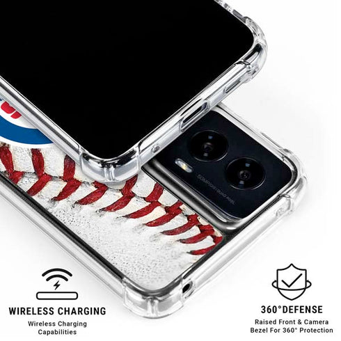 MLB Chicago Cubs Game Ball Moto G Power 5G (2024) Clear Case